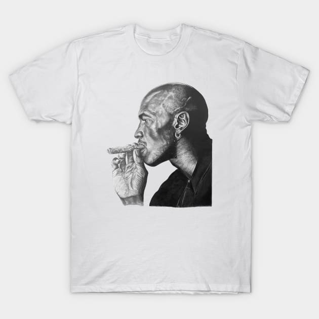 BASKETBALLART - JORDAN DRAWING T-Shirt by JORDAN-ART23